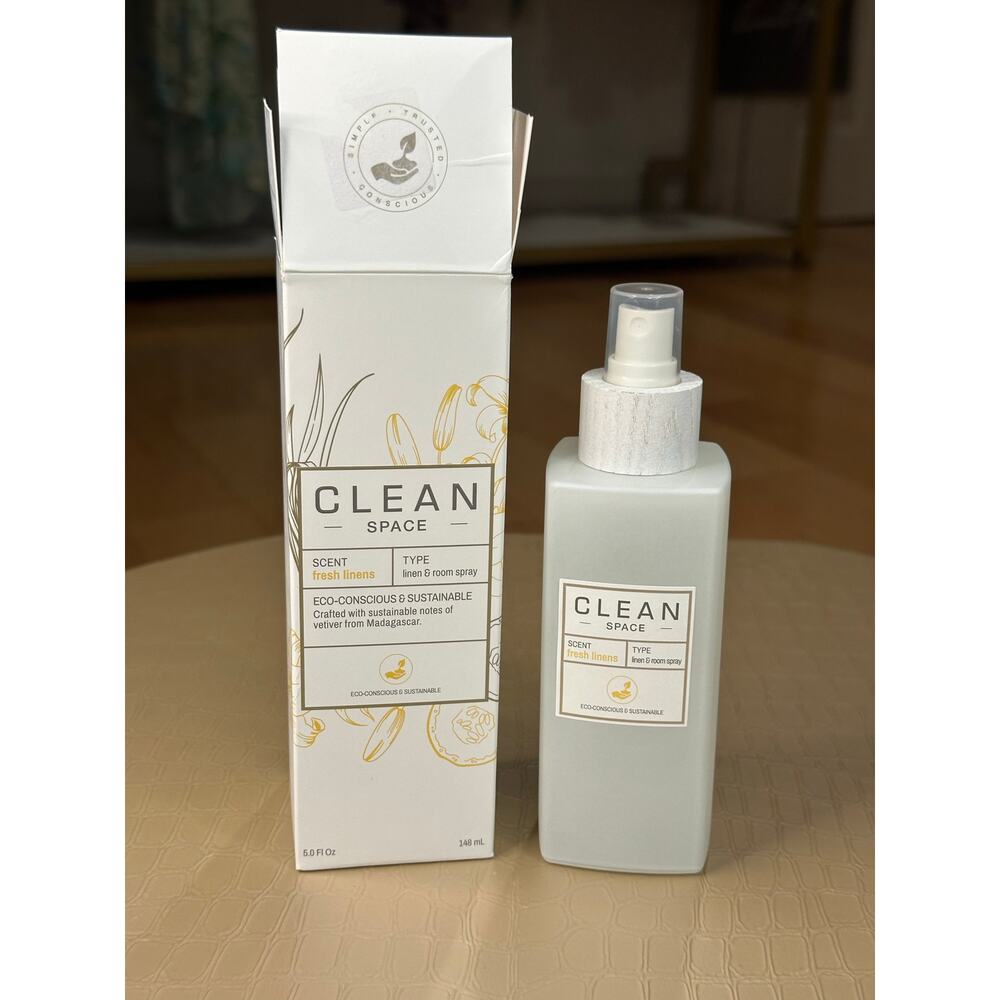 CLEAN Space Linen & Room Spray - Fresh Linen Scent 5oz